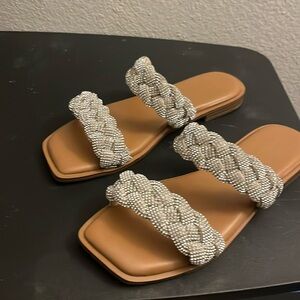Rhinestone sandals